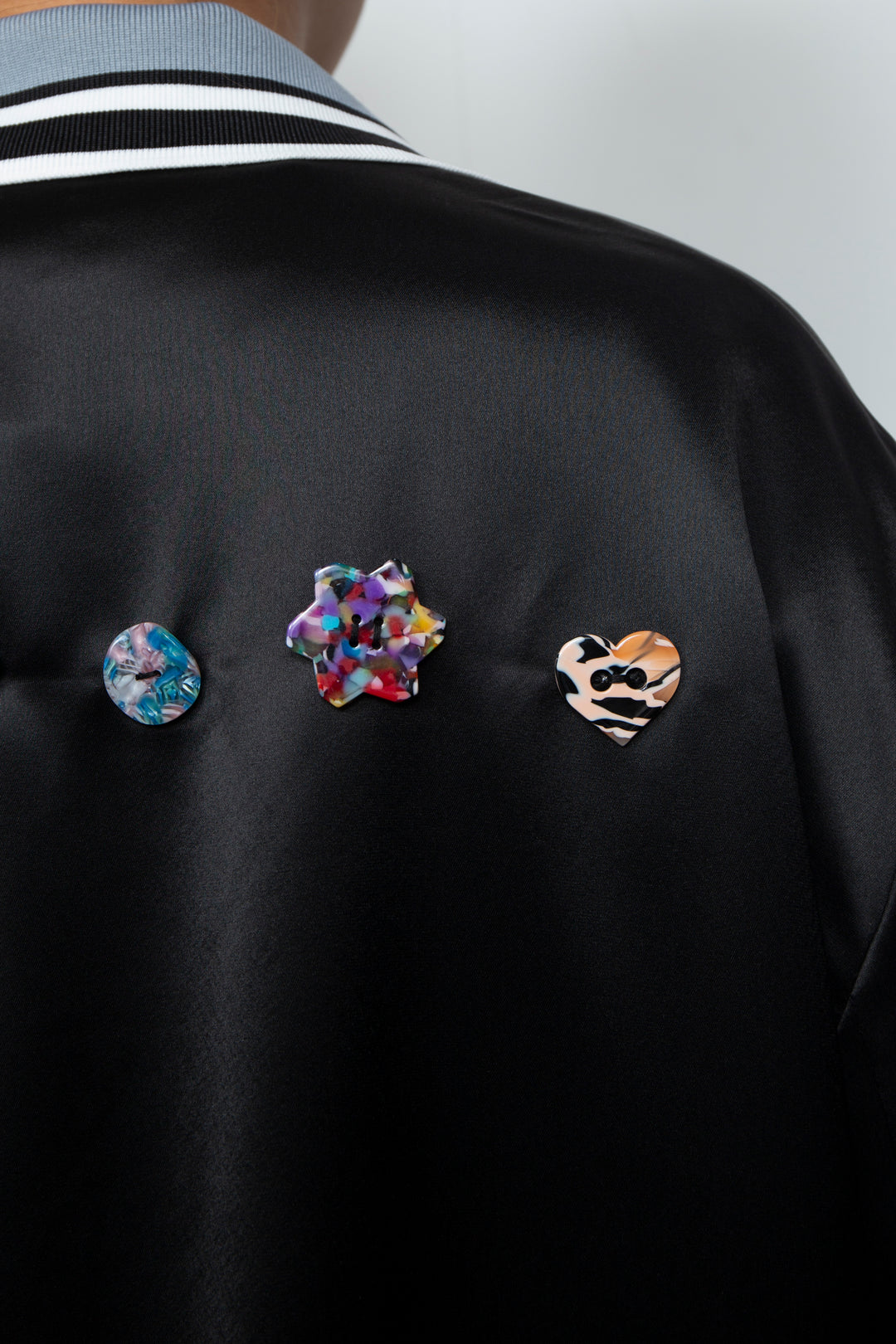 Threaded silk jacket