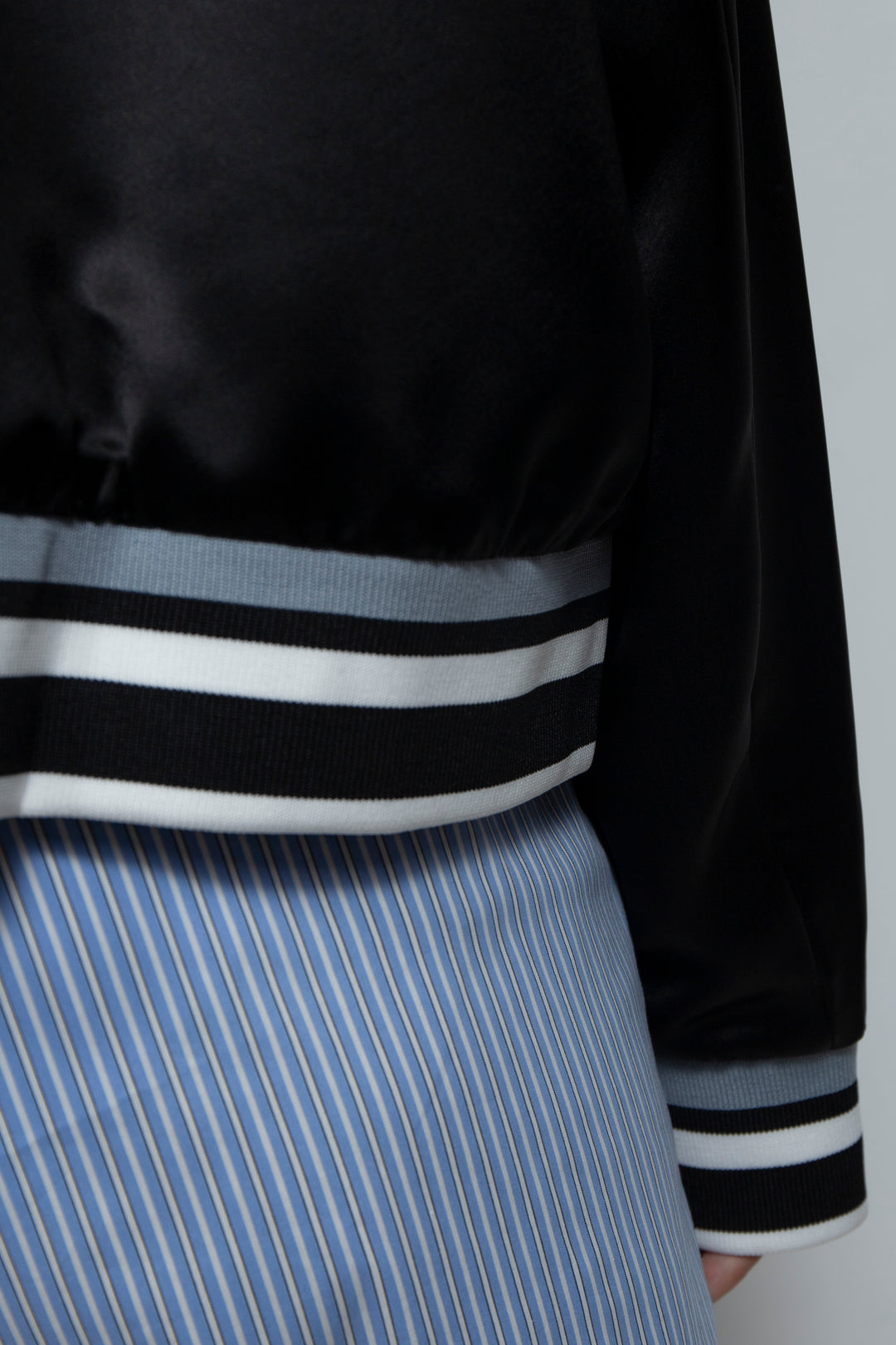 Threaded silk jacket