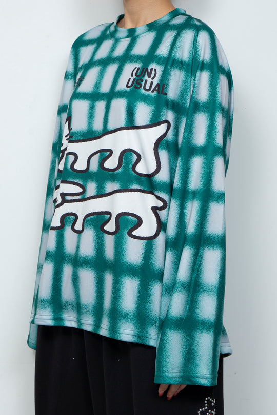 (UN) USUAL L/S JERSEY GREEN