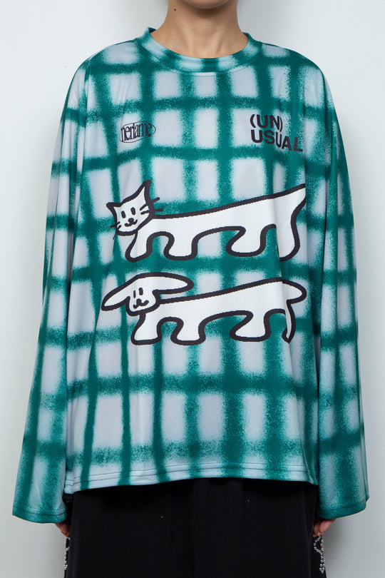 (UN) USUAL L/S JERSEY GREEN