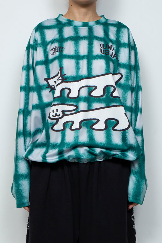 (UN) USUAL L/S JERSEY GREEN