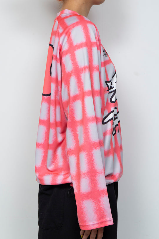 (UN) USUAL L/S JERSEY PINK