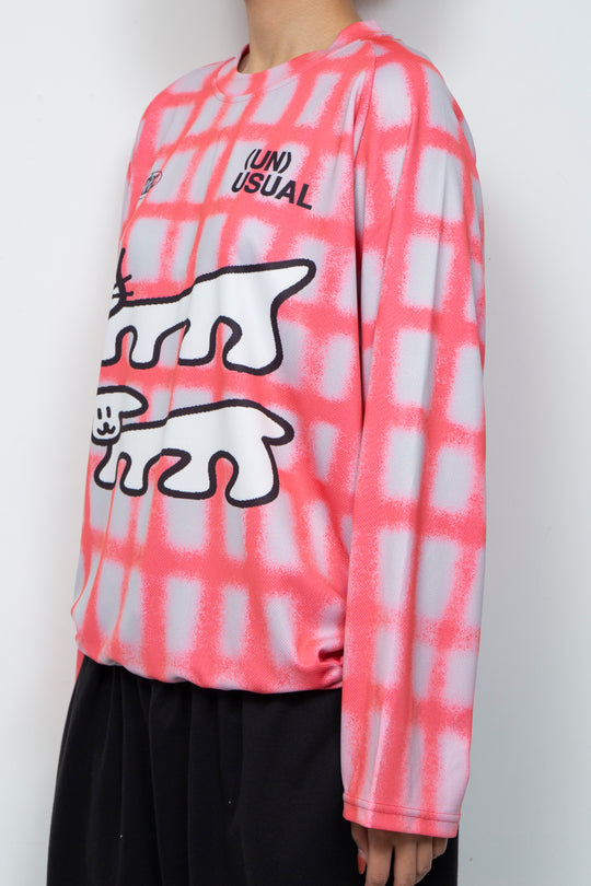 (UN) USUAL L/S JERSEY PINK