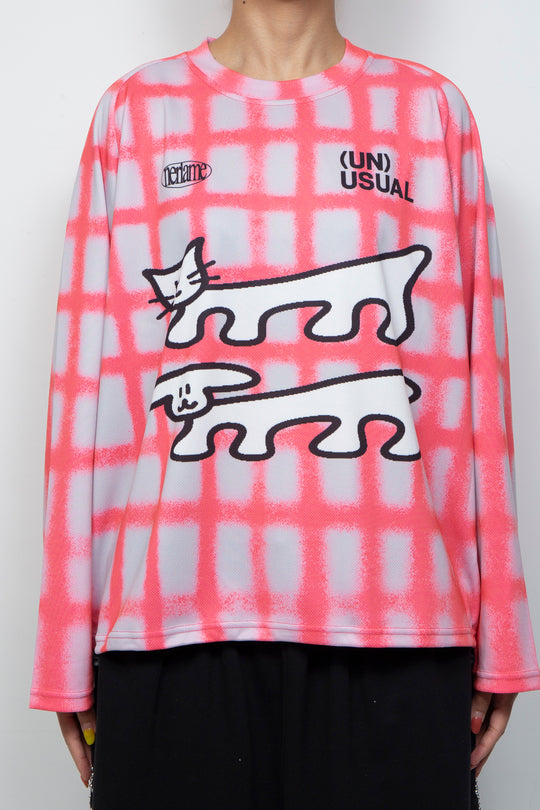 (UN) USUAL L/S JERSEY PINK