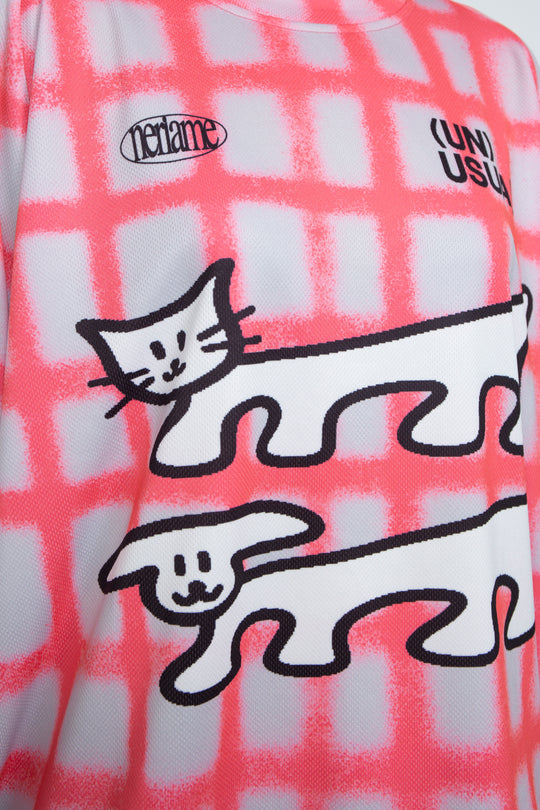 (UN) USUAL L/S JERSEY PINK