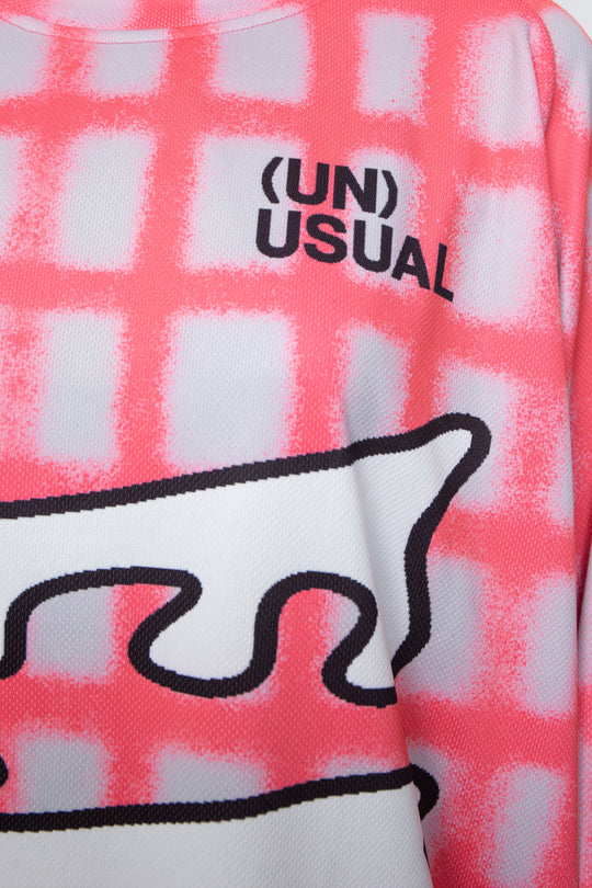 (UN) USUAL L/S JERSEY PINK