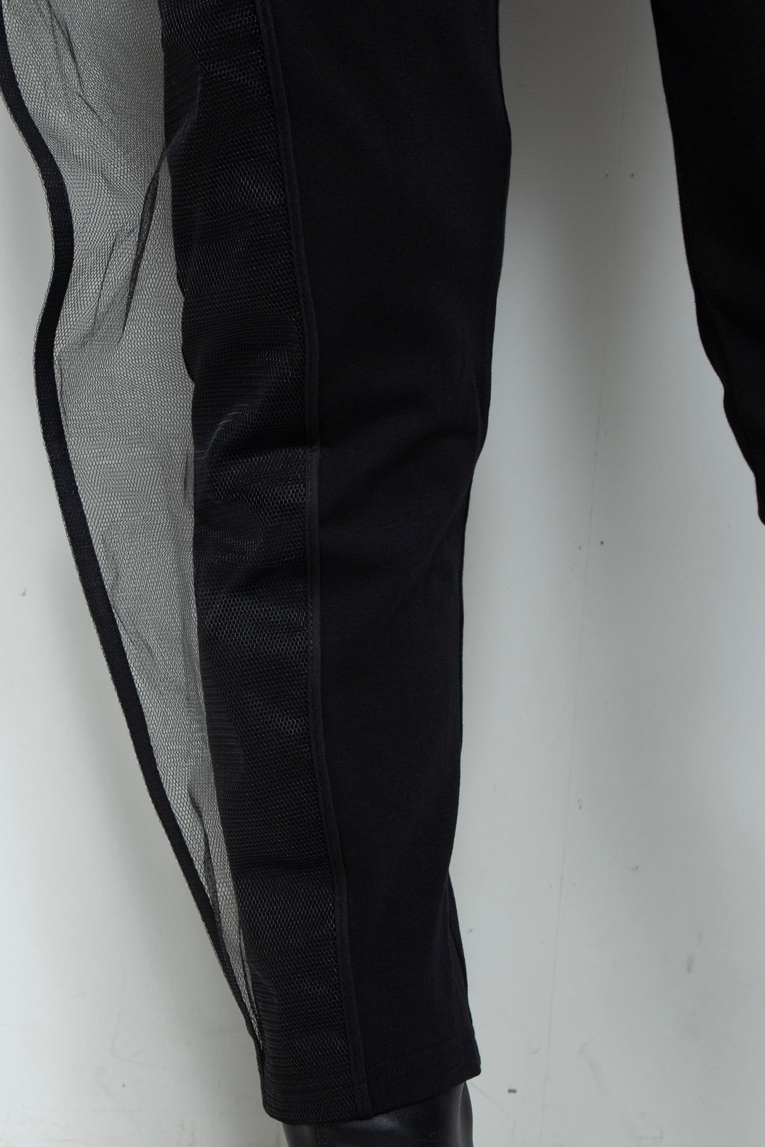 ETHER CAPRI ORGANZA-JERSEY BLEND PANTS