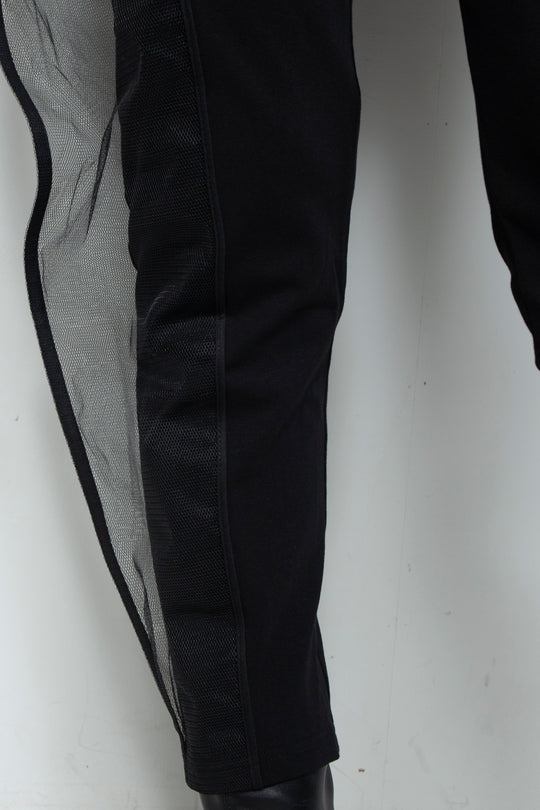 ETHER CAPRI ORGANZA-JERSEY BLEND PANTS