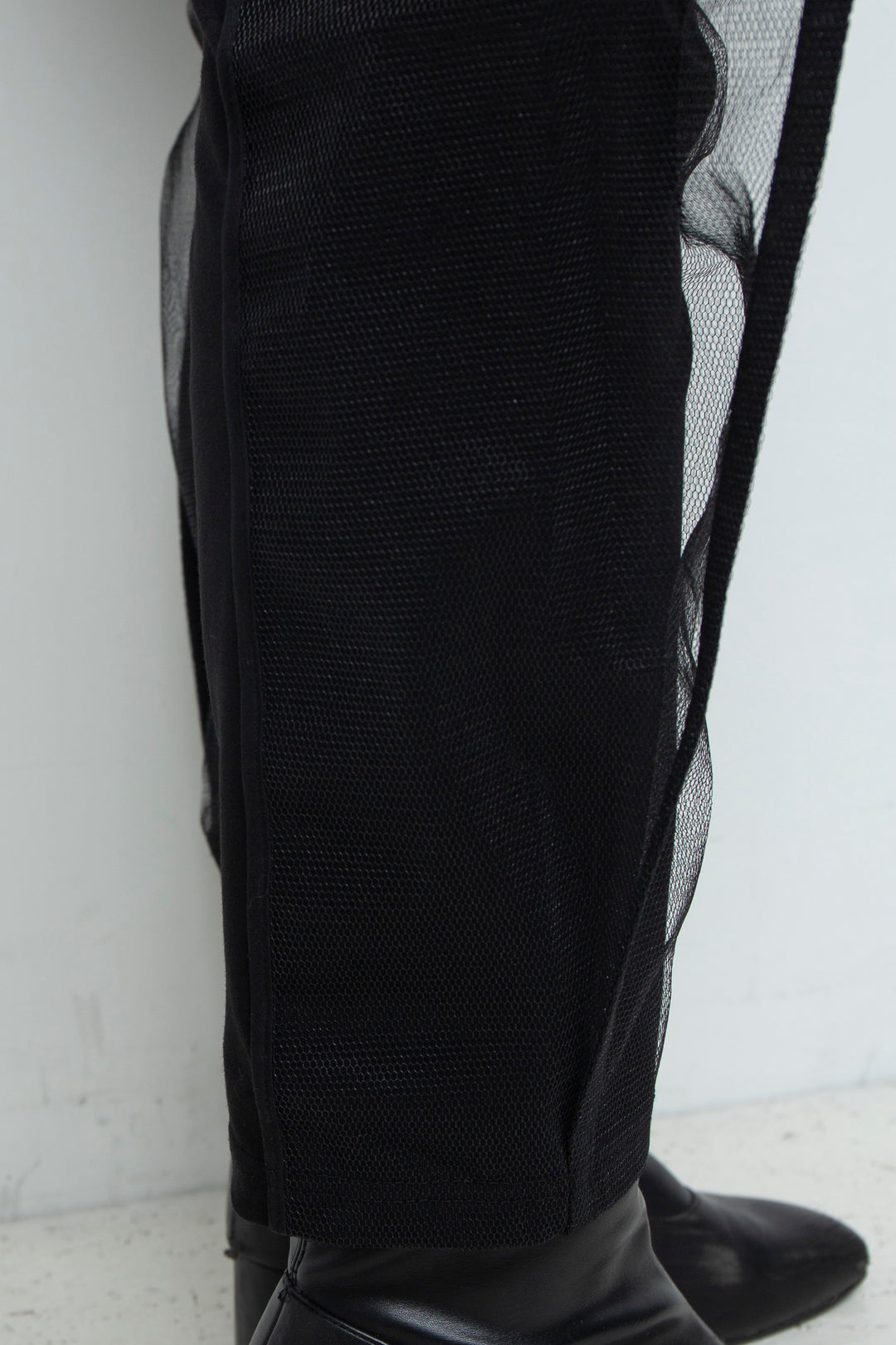 ETHER CAPRI ORGANZA-JERSEY BLEND PANTS