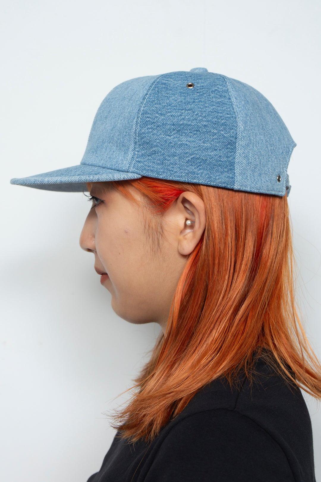 Rebuild denim 6 Panel Cap(Man) - Blue