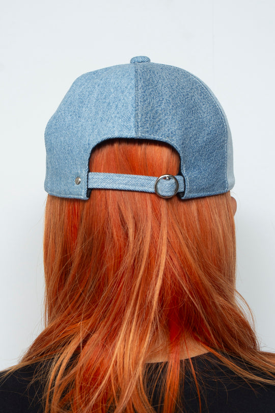Rebuild denim 6 Panel Cap(Man) - Blue