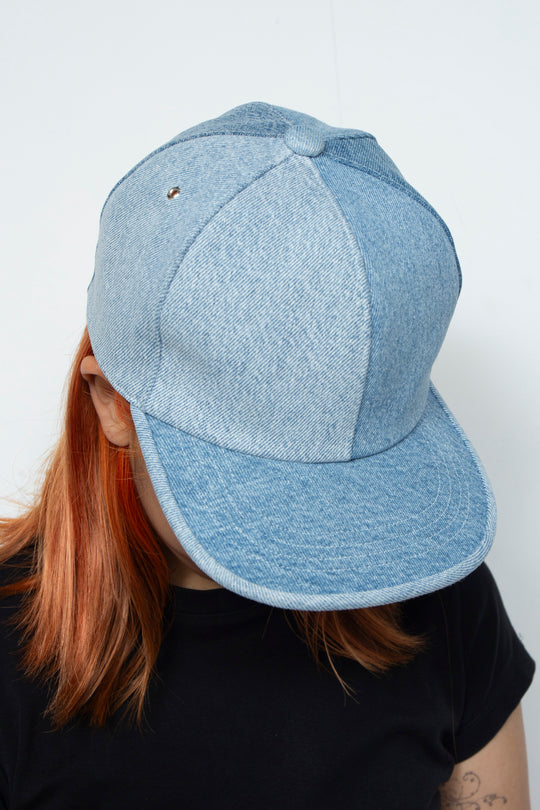 Rebuild denim 6 Panel Cap(Man) - Blue