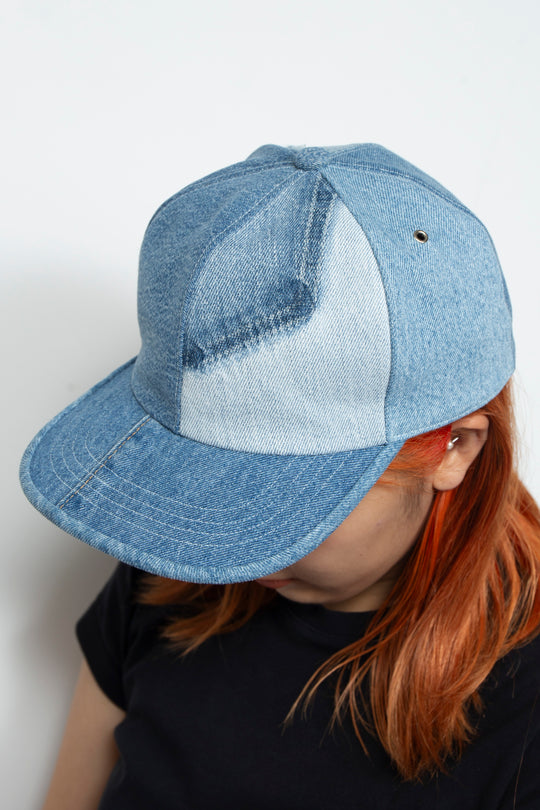 Rebuild denim 6 Panel Cap(Man) - Blue