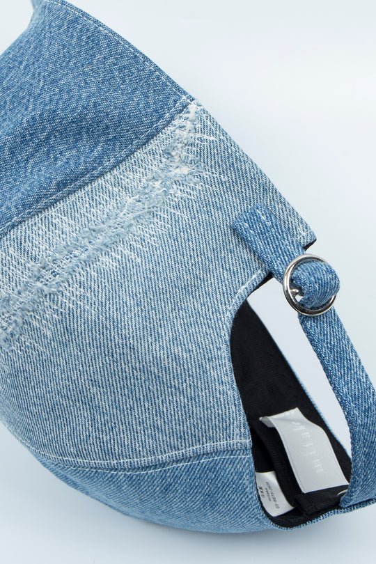 Rebuild denim 6 Panel Cap(Man) - Blue
