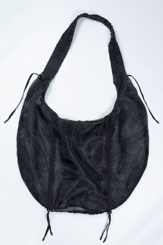 ETHER GATHERED VOLUMINOUS ORGANZA BAG