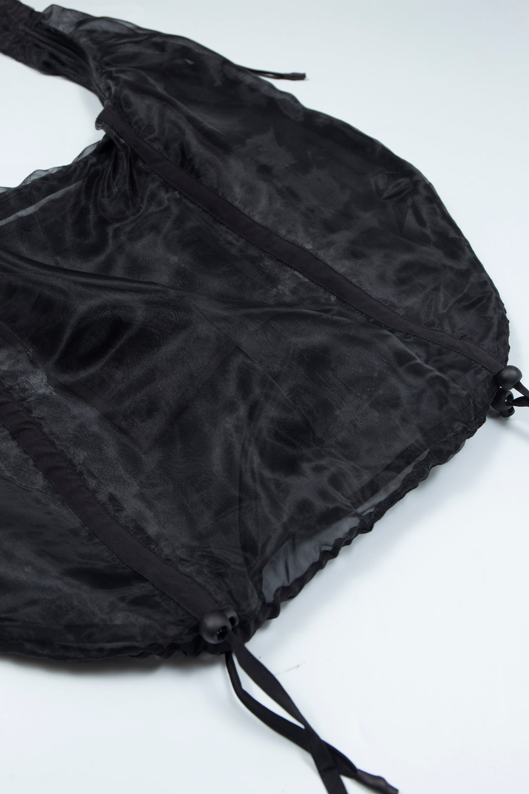 ETHER GATHERED VOLUMINOUS ORGANZA BAG