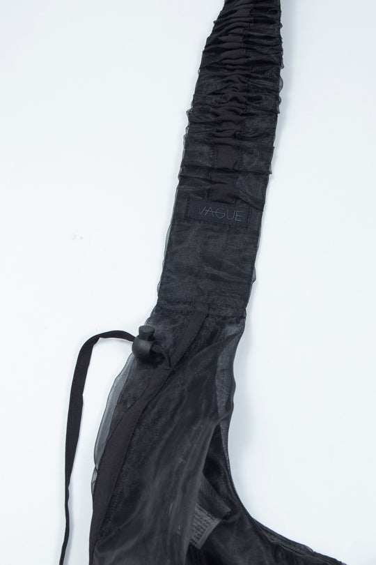 ETHER GATHERED VOLUMINOUS ORGANZA BAG
