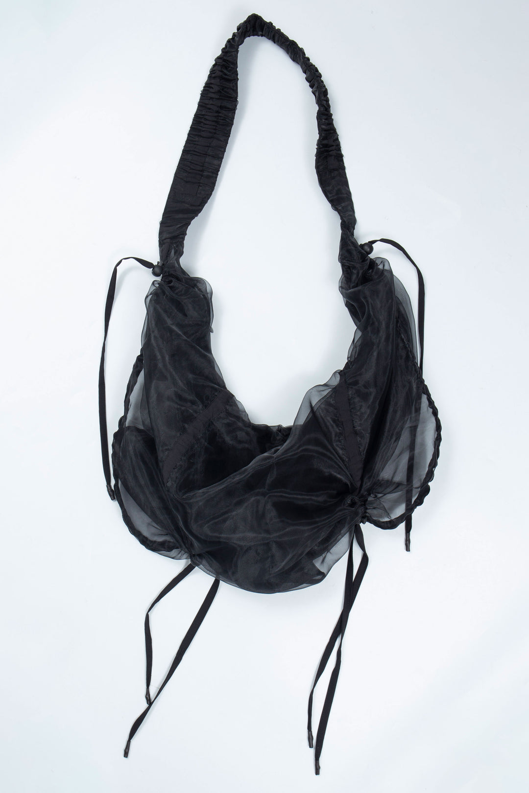 ETHER GATHERED VOLUMINOUS ORGANZA BAG