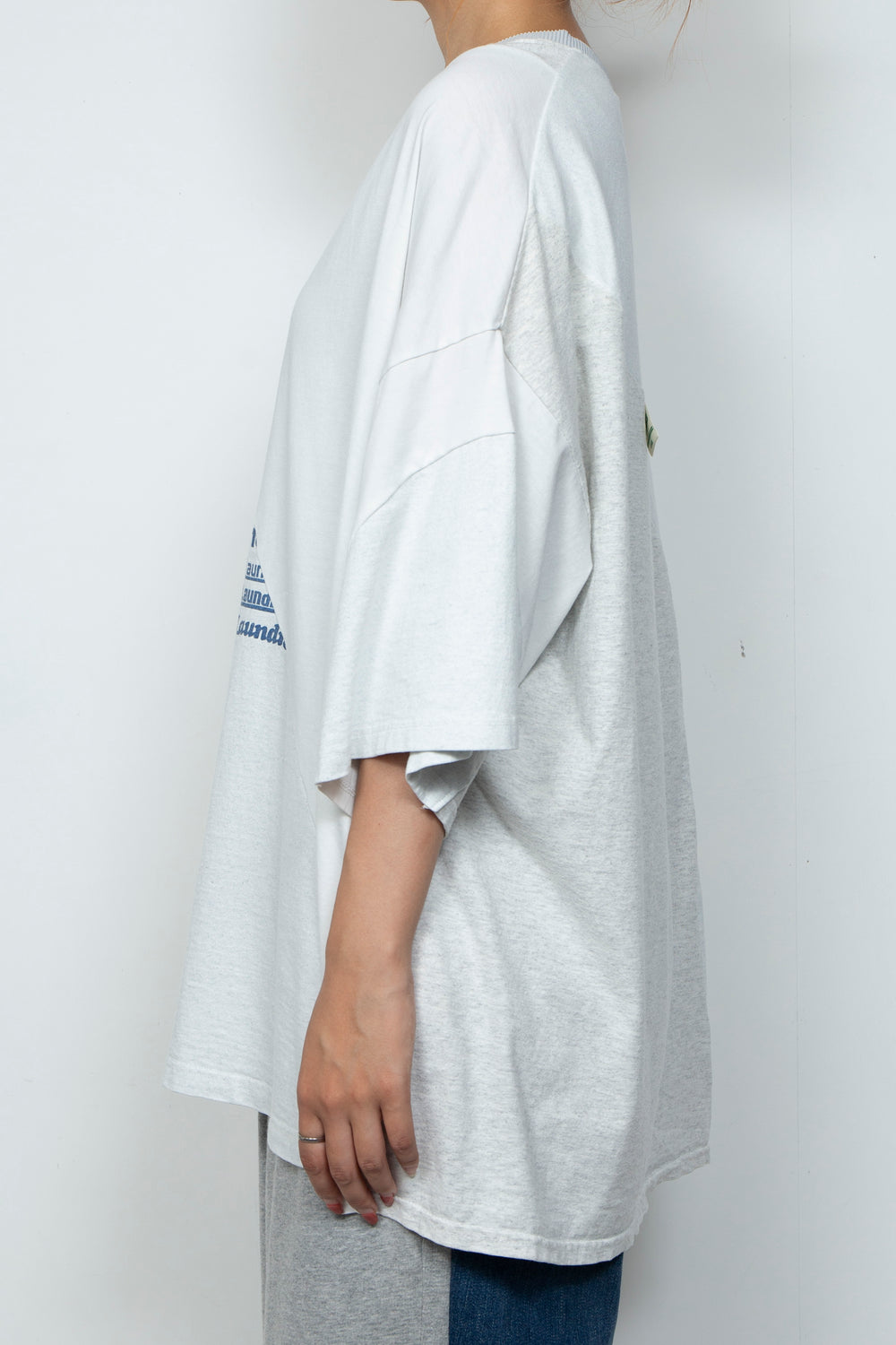 S/S Cut and Sewm (White / Gray)