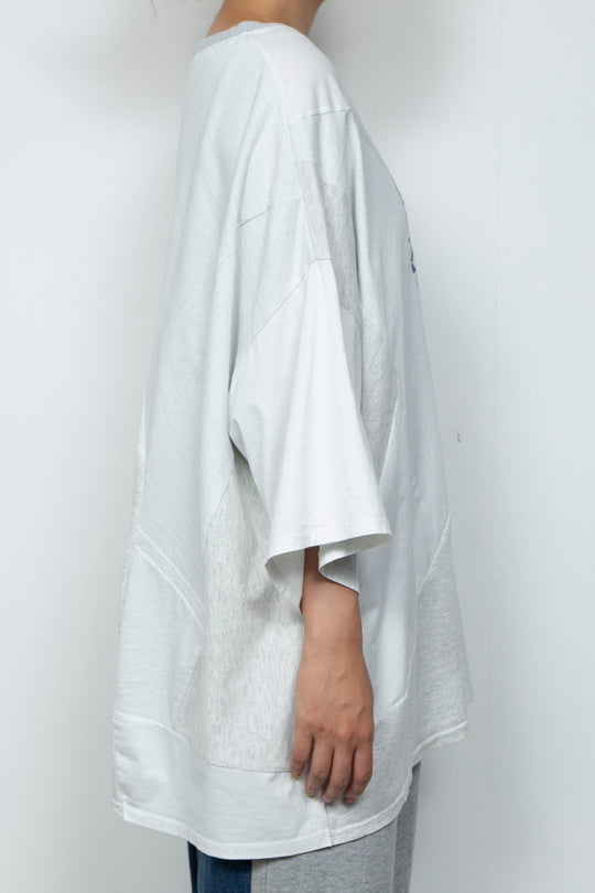 S/S Cut and Sewm (White / Gray)