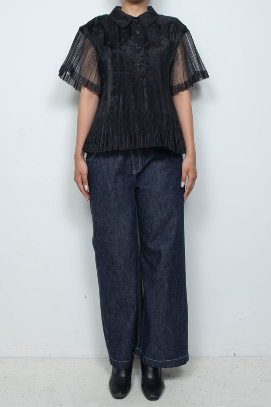 petal tops black