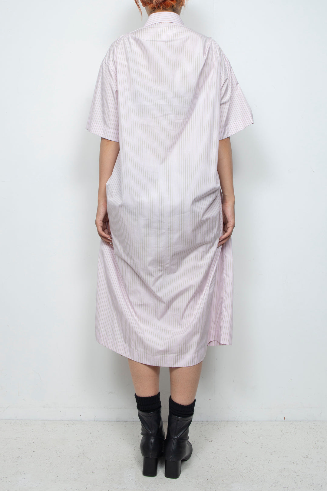 sign dress pink stripe