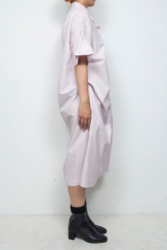 sign dress pink stripe
