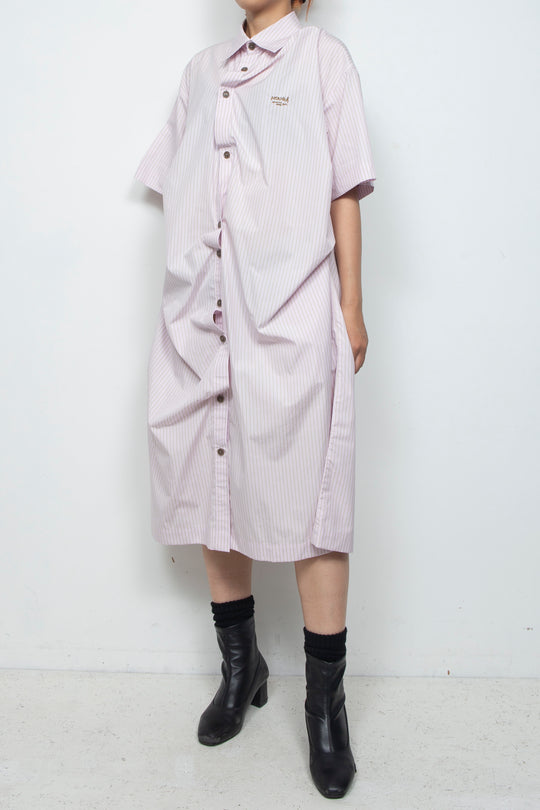 sign dress pink stripe
