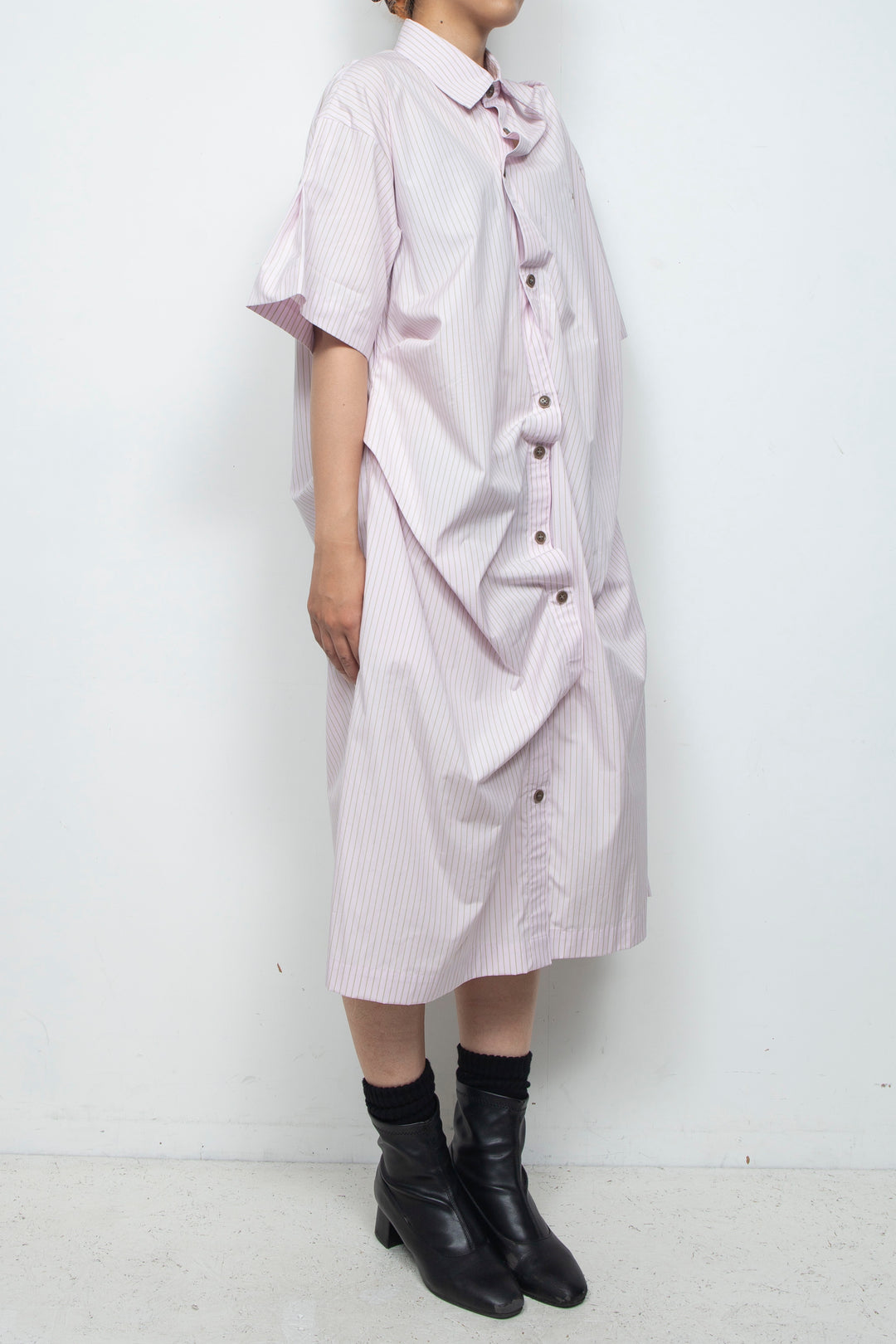 sign dress pink stripe