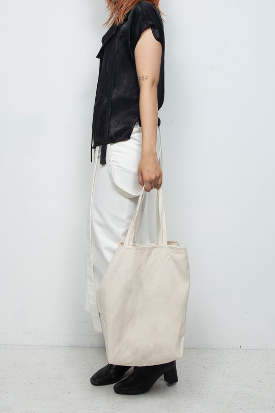 2Way Canvas Bag White