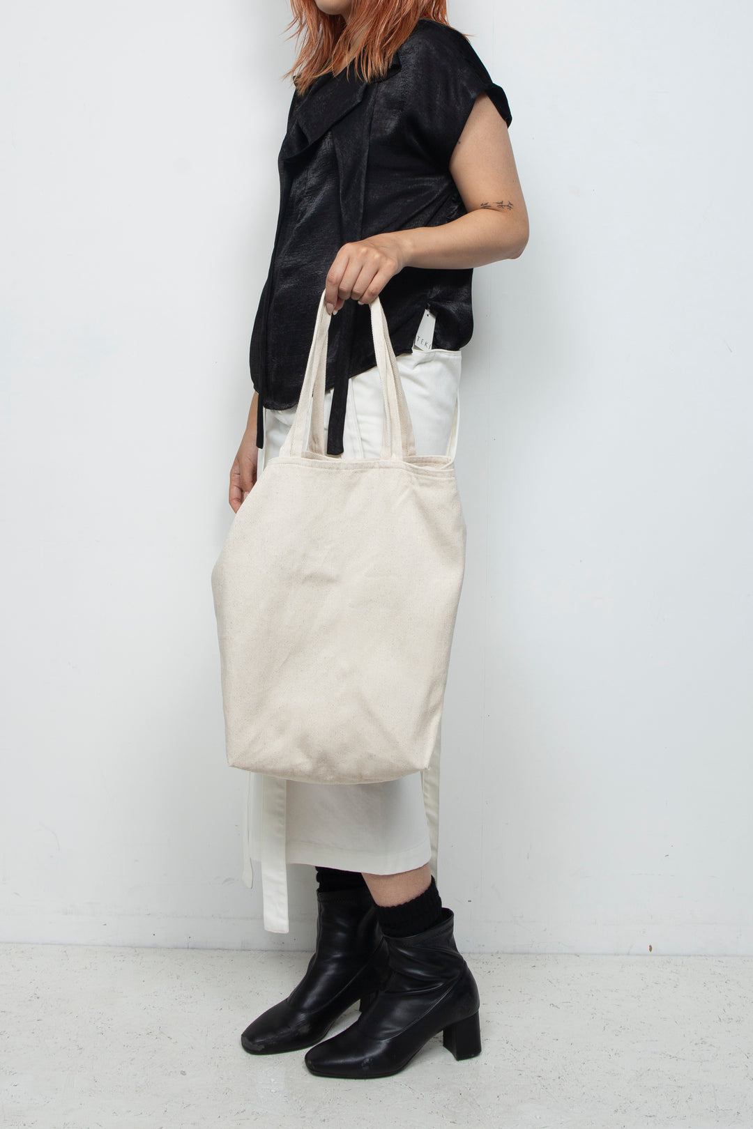 2Way Canvas Bag White