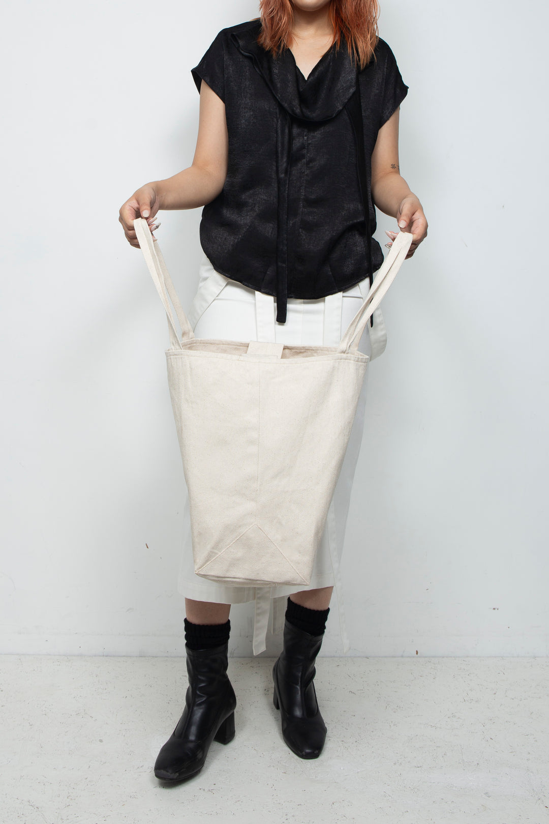 2Way Canvas Bag White