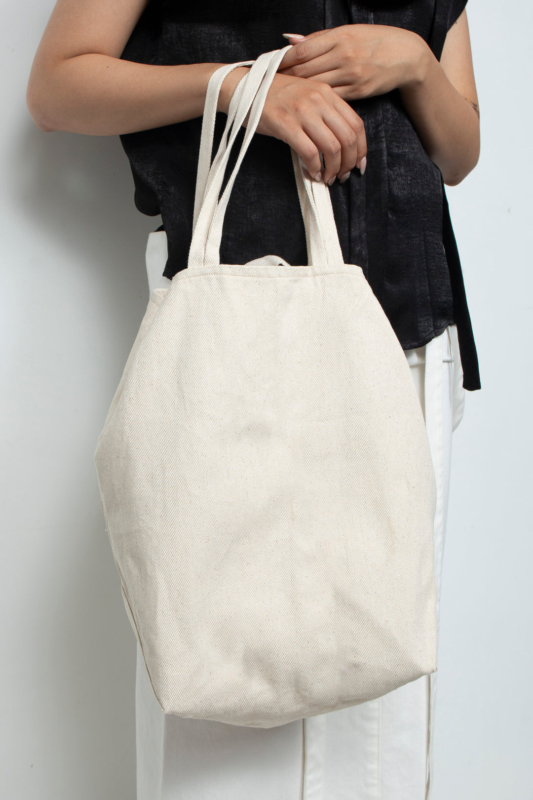 2Way Canvas Bag White