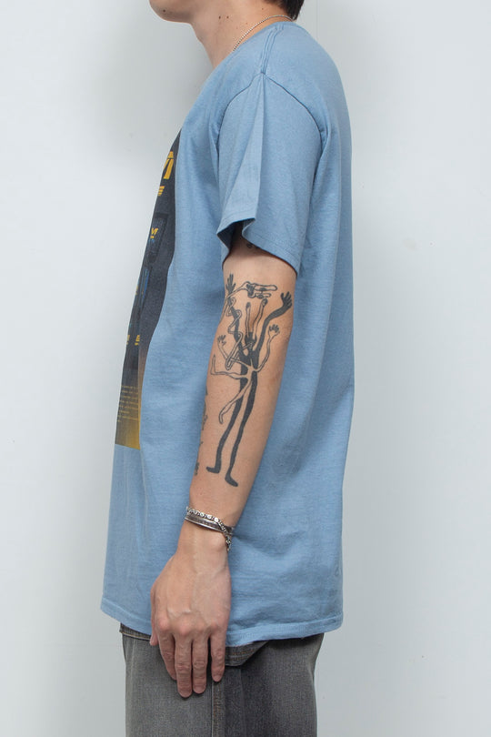 "BOOM KOGANEBANA" T-shirt STONE BLUE