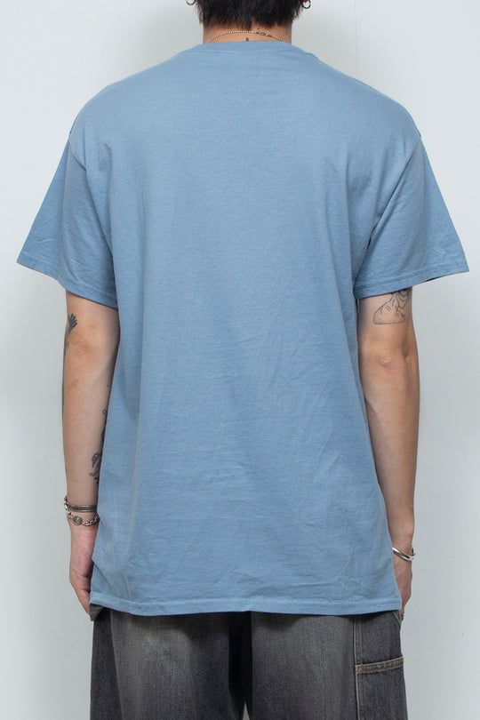 "BOOM KOGANEBANA" T-shirt STONE BLUE