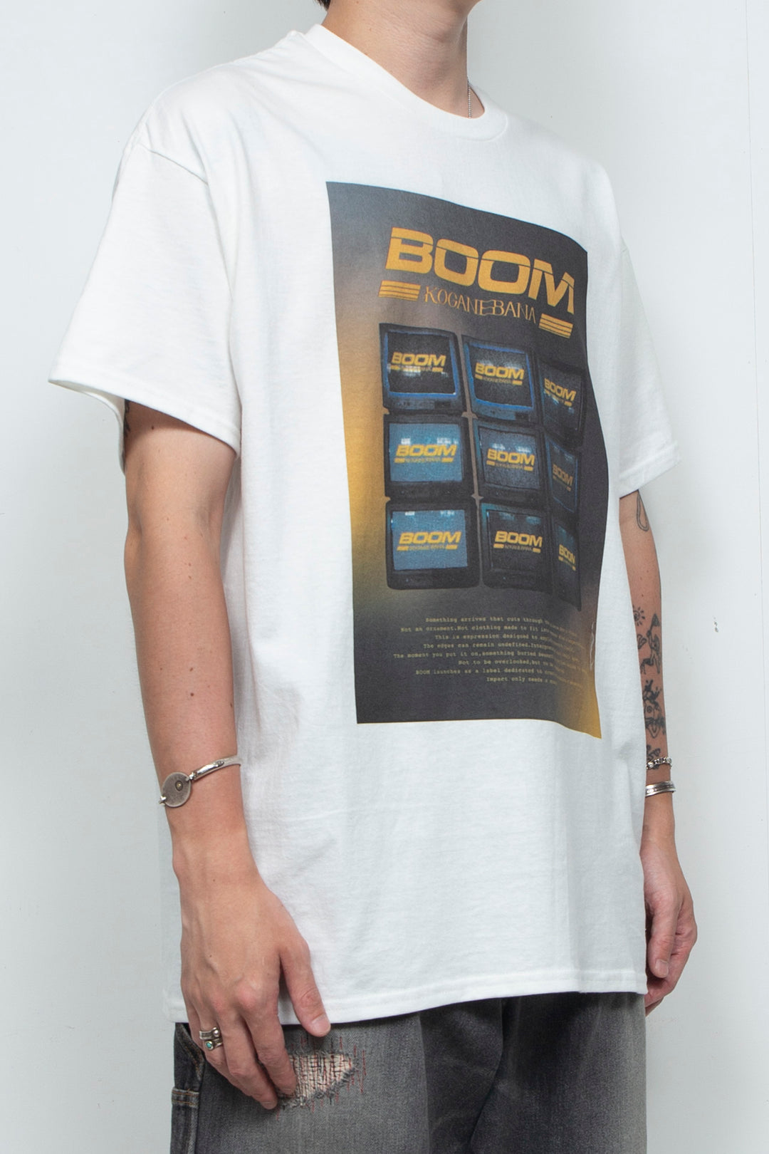 "BOOM KOGANEBANA" T-shirt WHITE
