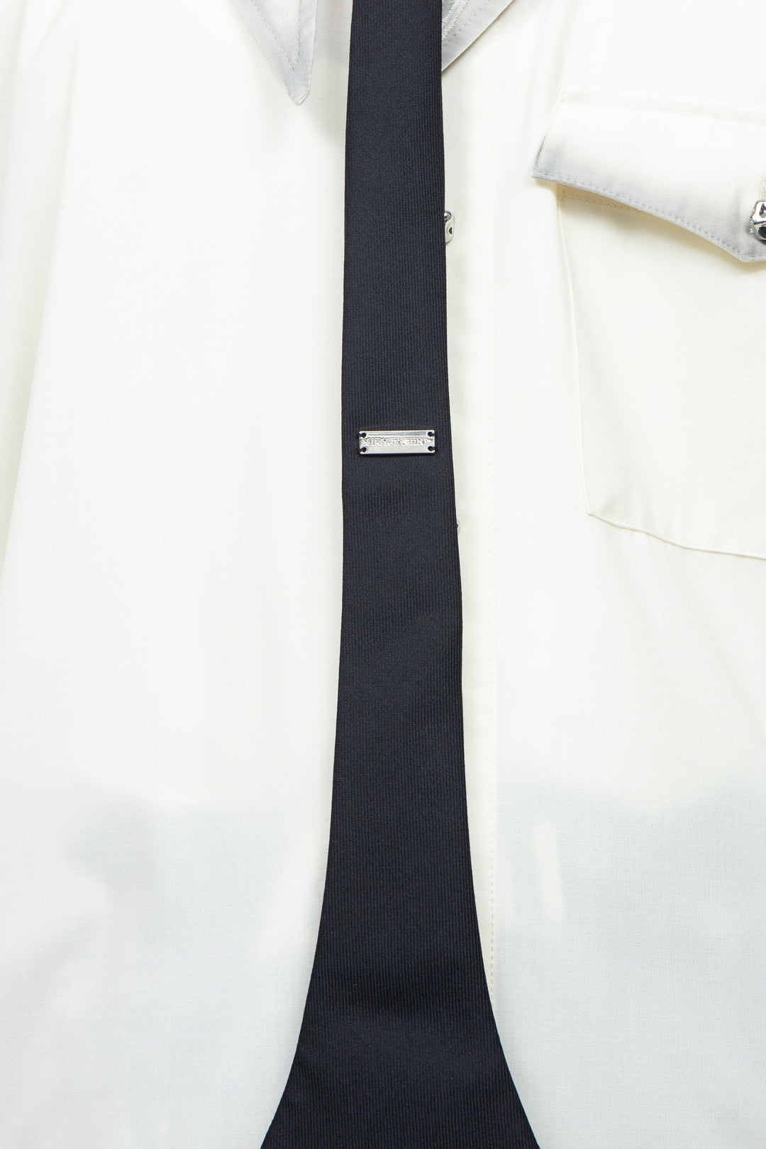 Spiky Diagram Tie Black