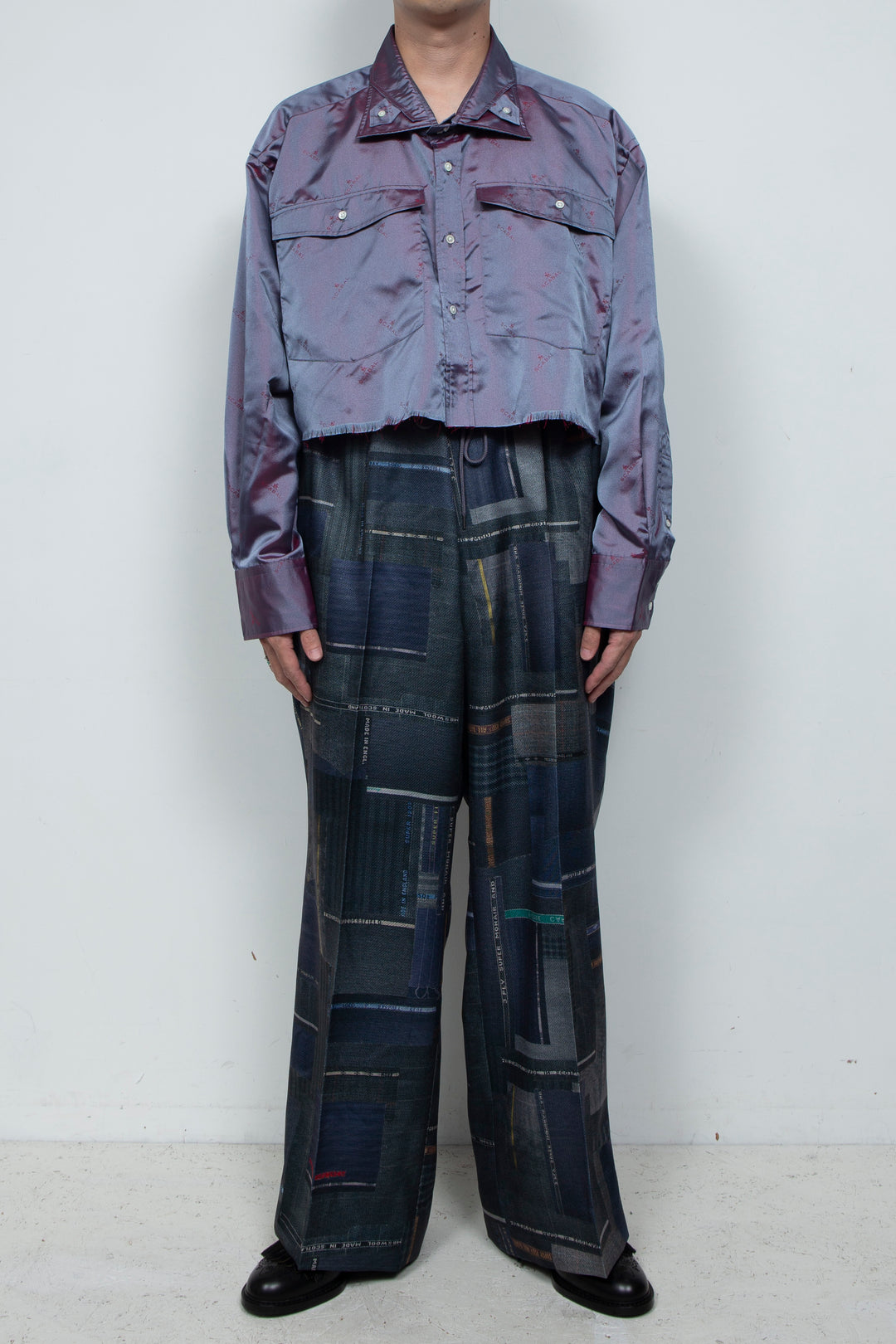 SCABAL REBEL SPLATTER SHIRT PURPLE