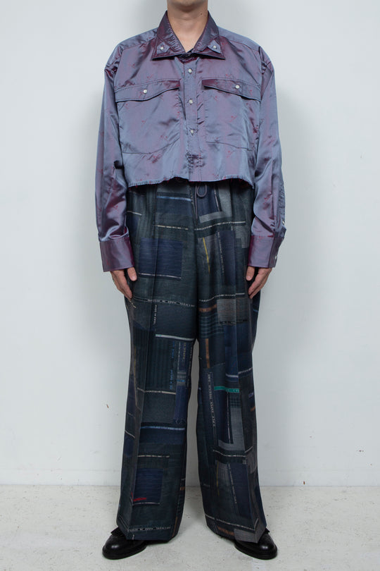 SCABAL REBEL SPLATTER SHIRT PURPLE