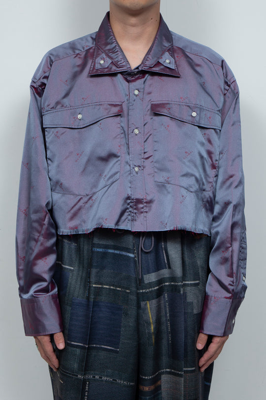 SCABAL REBEL SPLATTER SHIRT PURPLE