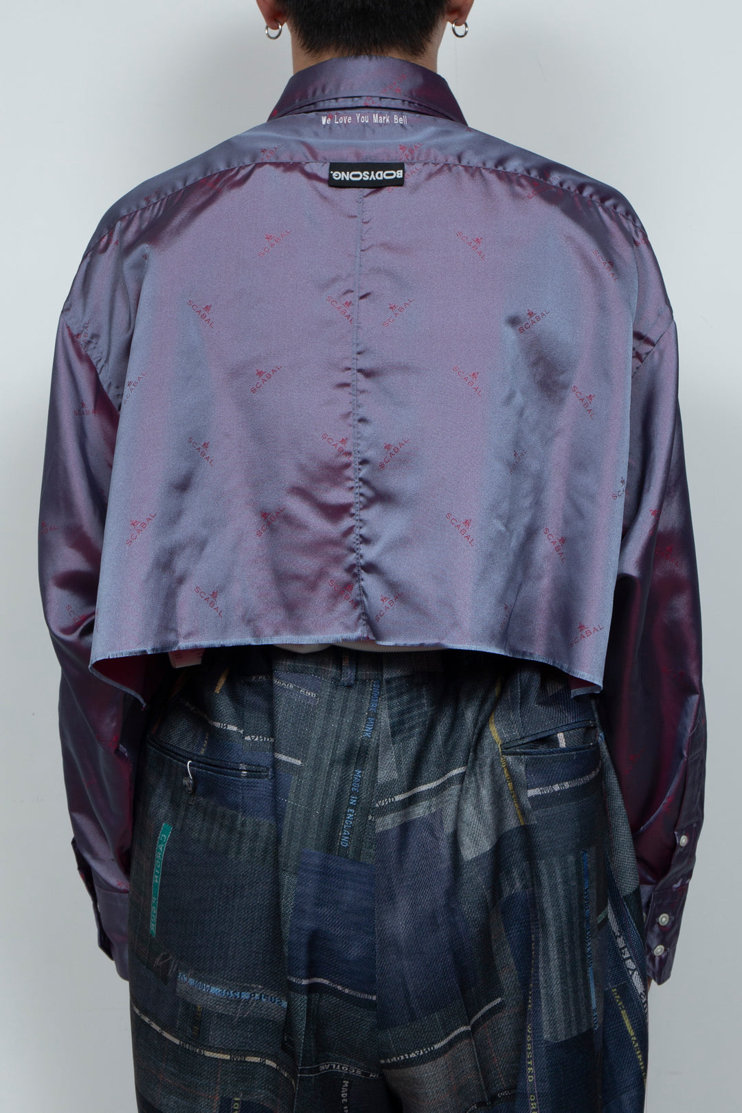 SCABAL REBEL SPLATTER SHIRT PURPLE