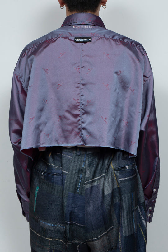 SCABAL REBEL SPLATTER SHIRT PURPLE