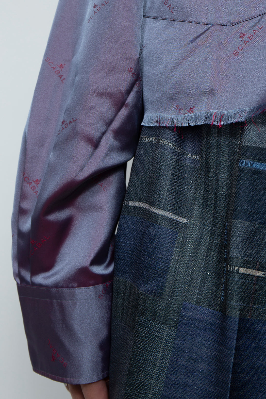 SCABAL REBEL SPLATTER SHIRT PURPLE