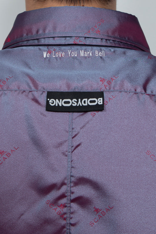 SCABAL REBEL SPLATTER SHIRT PURPLE