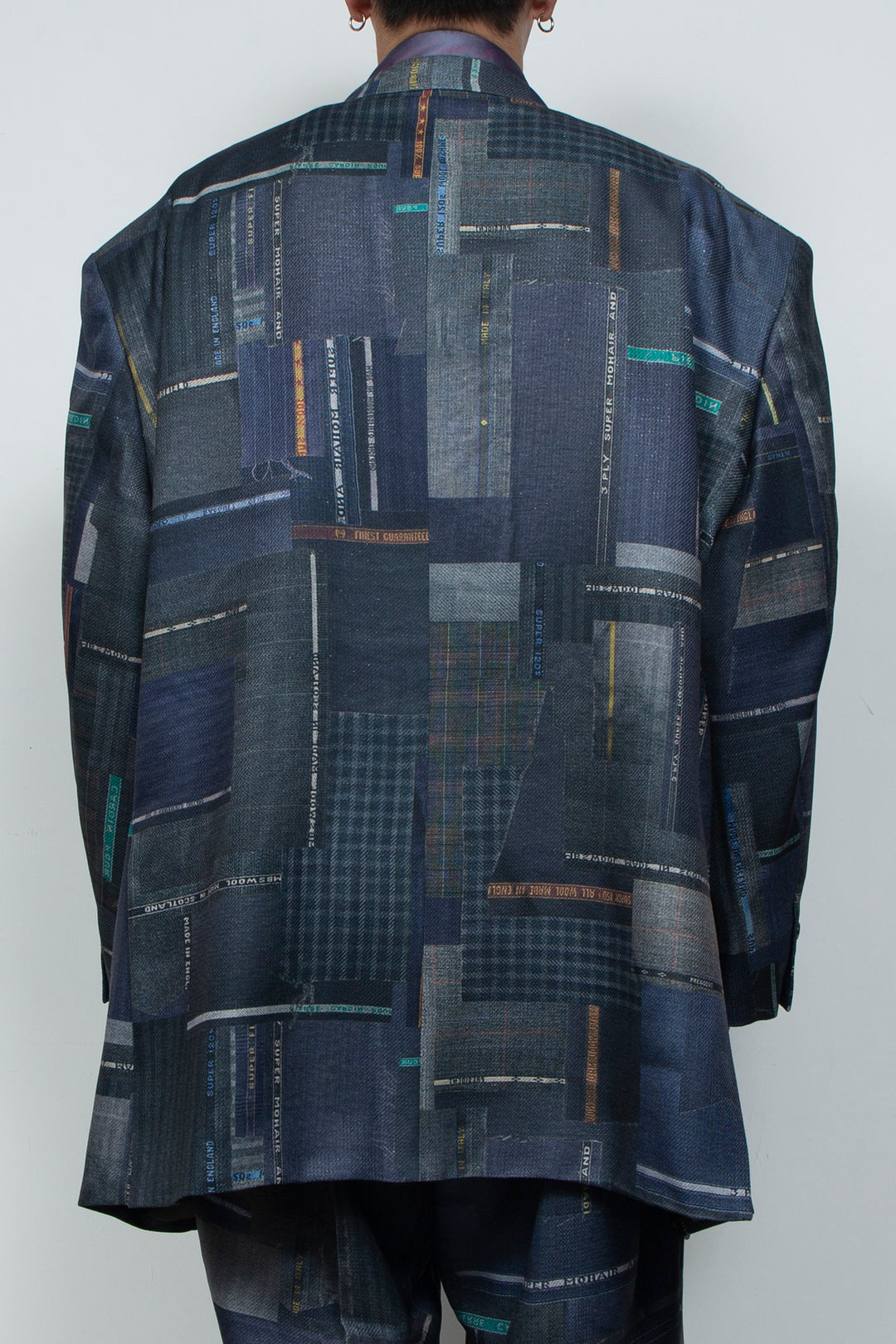 LUXURY SCRAPS TAILOR-MADE DOUBLE JKT BLACK