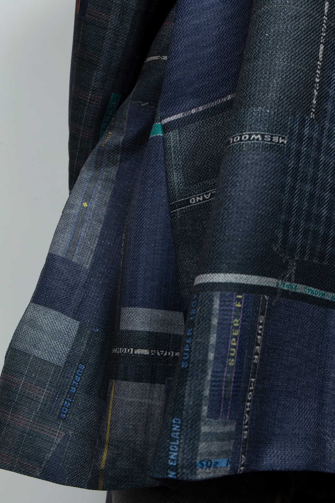 LUXURY SCRAPS TAILOR-MADE DOUBLE JKT BLACK