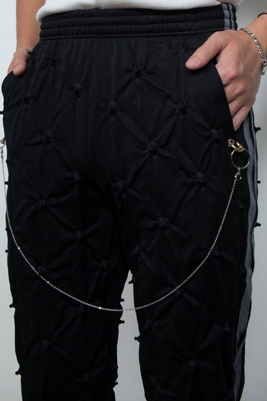 STUCK IN TRADITION TRACK PANTS BLACK