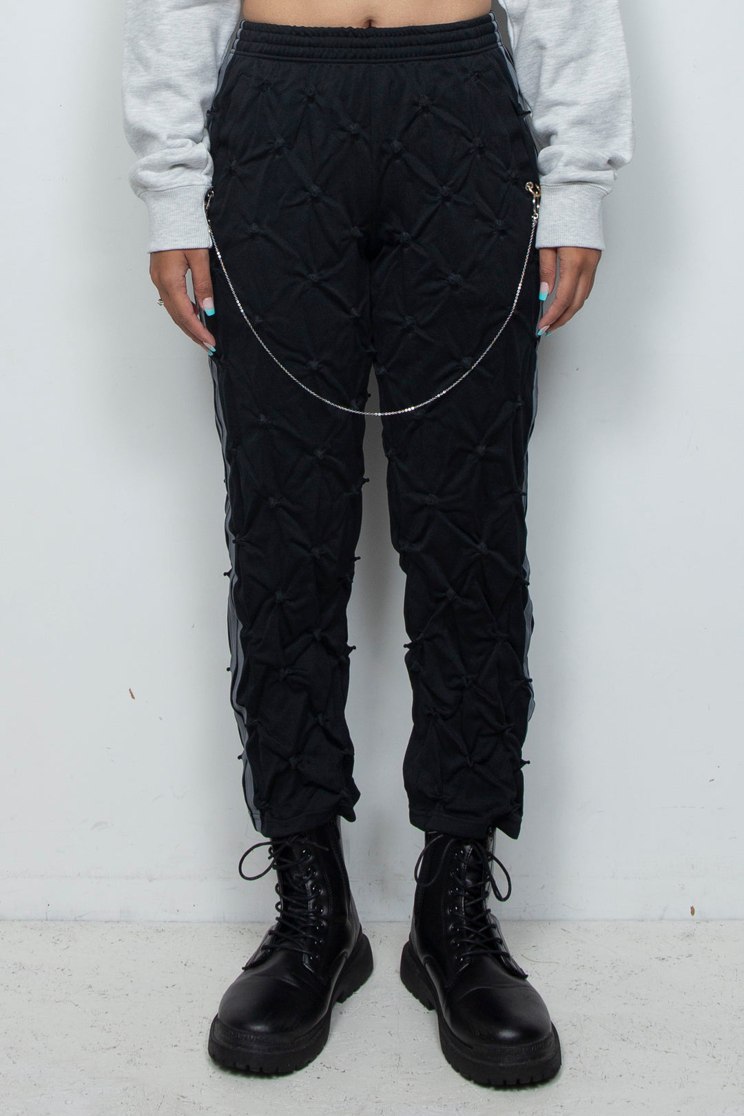 STUCK IN TRADITION TRACK PANTS BLACK
