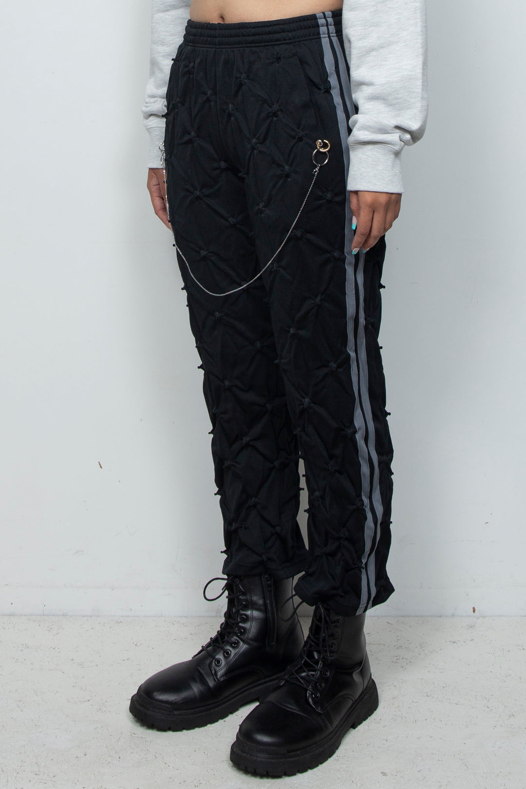 STUCK IN TRADITION TRACK PANTS BLACK