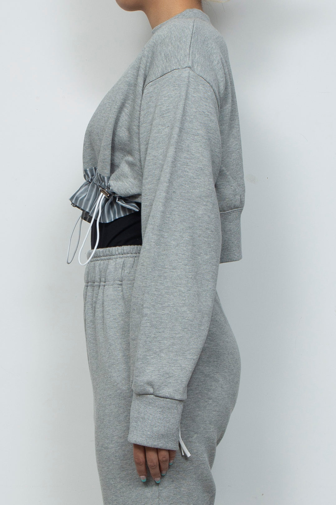 260213 SHORT TOPS GRAY